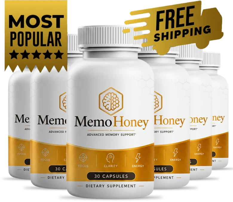 MemoHoney 6 Bottles package