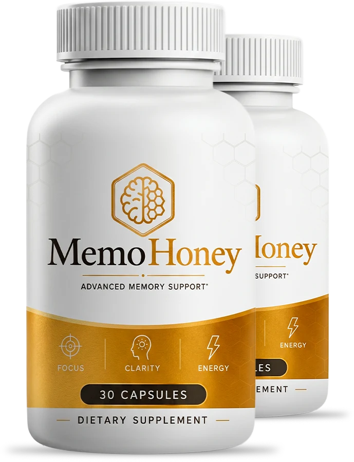MemoHoney brain circulation support capsule bottles